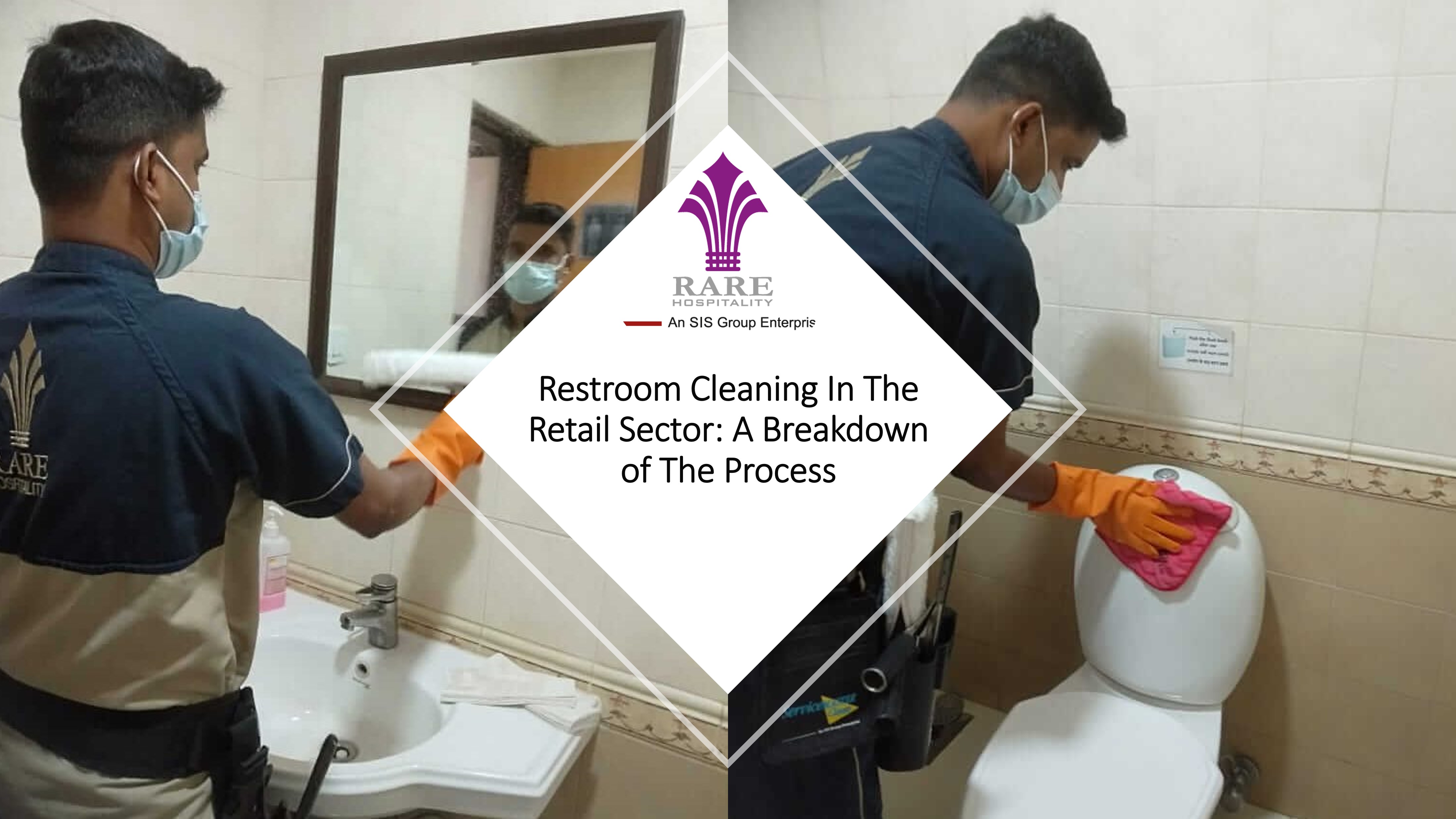 Rest room cleaning